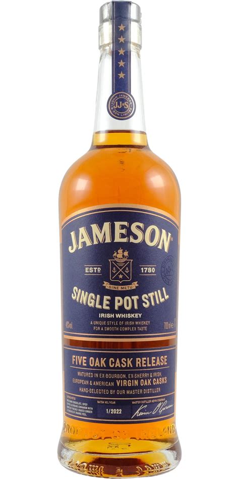 jameson single pot still whiskey.